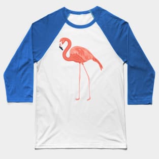 Flamingo Art Baseball T-Shirt